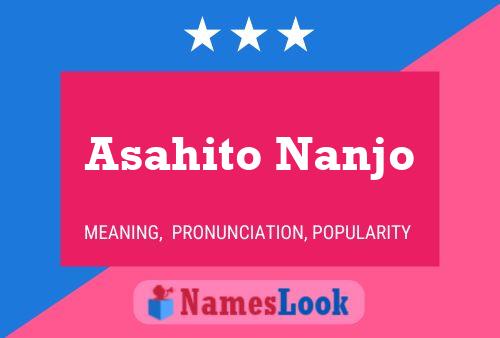 ملصق اسم Asahito Nanjo