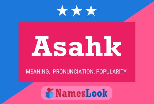 ملصق اسم Asahk