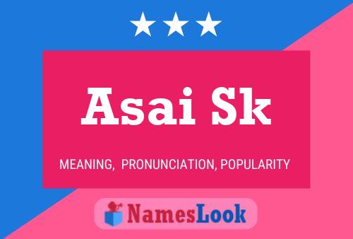 ملصق اسم Asai Sk