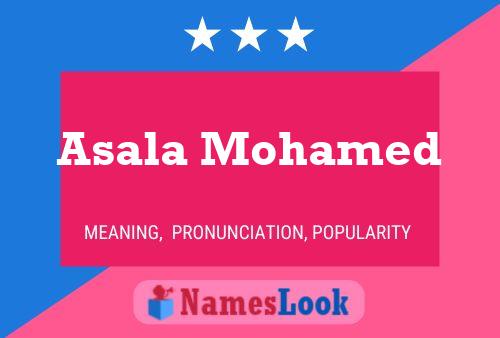 ملصق اسم Asala Mohamed