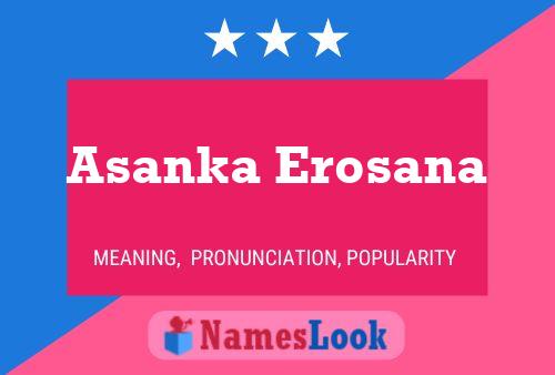 ملصق اسم Asanka Erosana