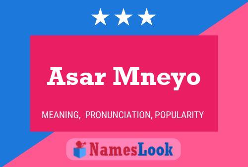 ملصق اسم Asar Mneyo