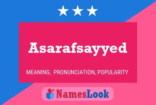 ملصق اسم Asarafsayyed