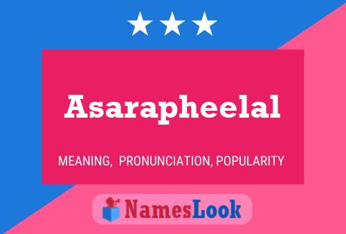 ملصق اسم Asarapheelal