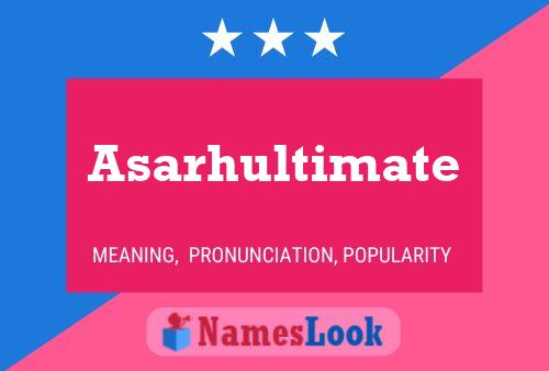 ملصق اسم Asarhultimate