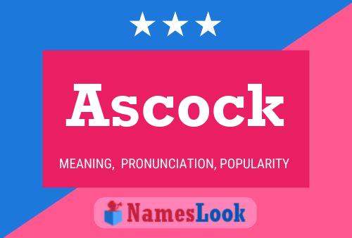 ملصق اسم Ascock