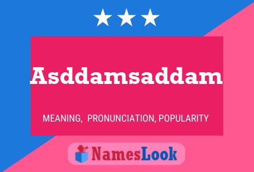 ملصق اسم Asddamsaddam