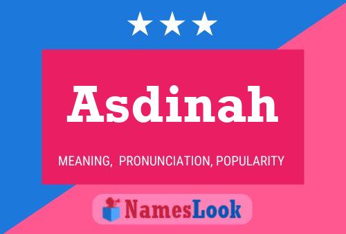 ملصق اسم Asdinah