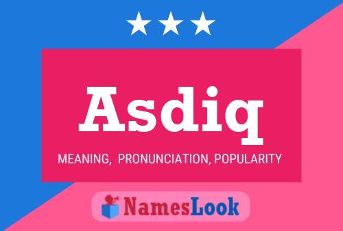 ملصق اسم Asdiq