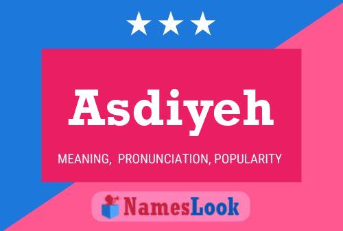 ملصق اسم Asdiyeh