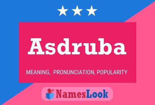 ملصق اسم Asdruba