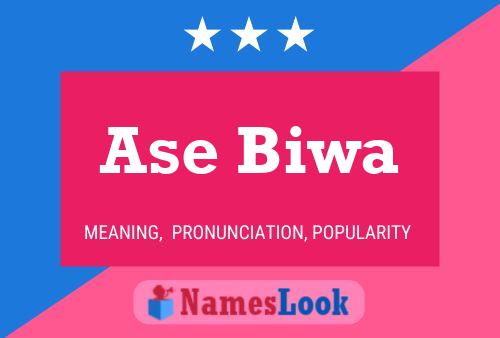 ملصق اسم Ase Biwa