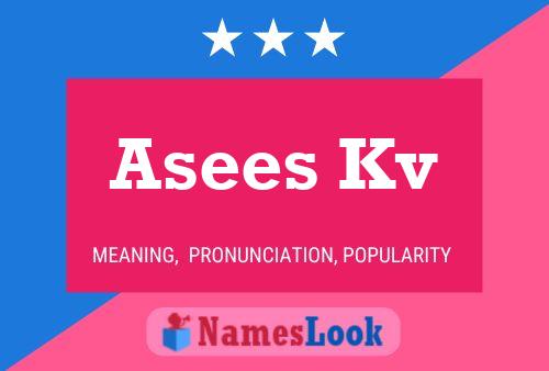 ملصق اسم Asees Kv