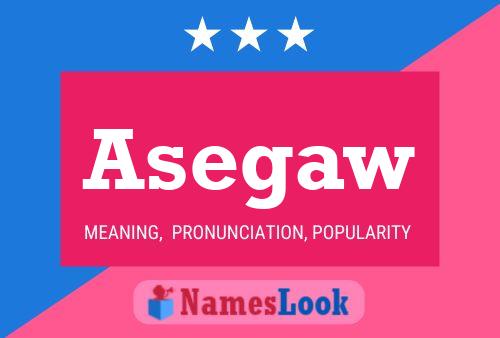 ملصق اسم Asegaw