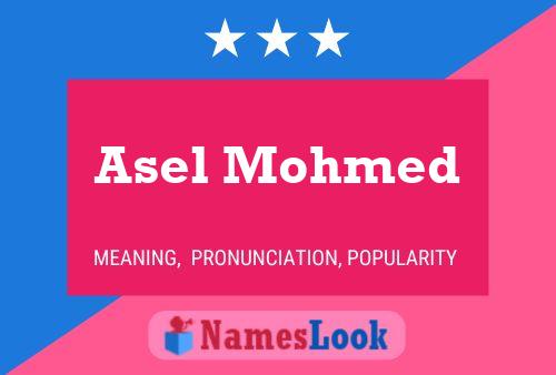 ملصق اسم Asel Mohmed