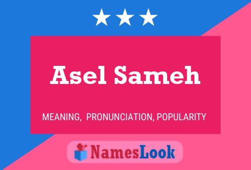 ملصق اسم Asel Sameh