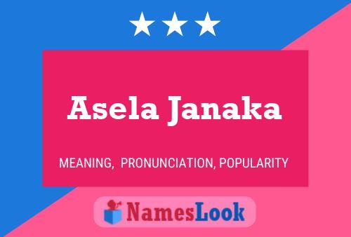 ملصق اسم Asela Janaka