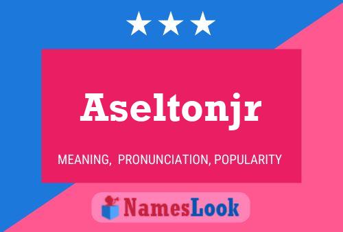 ملصق اسم Aseltonjr