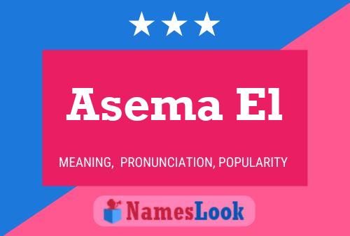 ملصق اسم Asema El