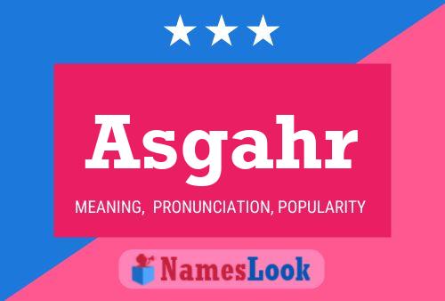 ملصق اسم Asgahr