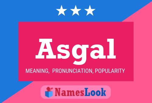 ملصق اسم Asgal