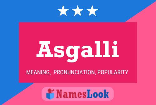 ملصق اسم Asgalli