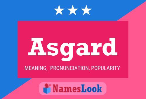 ملصق اسم Asgard