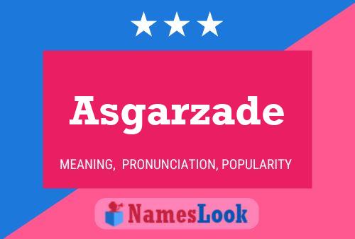 ملصق اسم Asgarzade