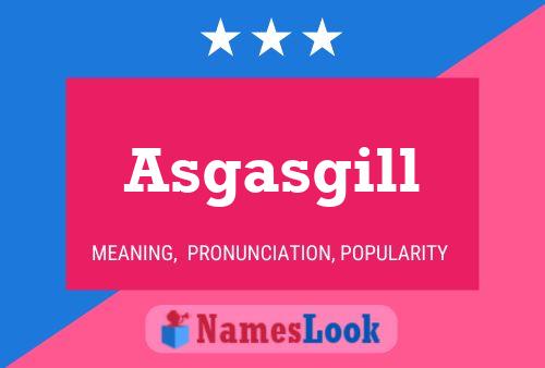 ملصق اسم Asgasgill