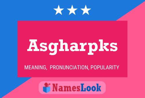 ملصق اسم Asgharpks