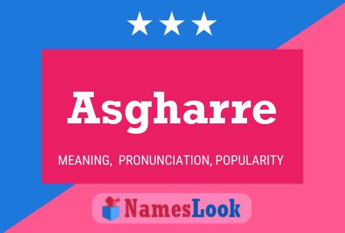 ملصق اسم Asgharre