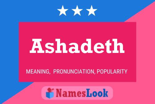 ملصق اسم Ashadeth