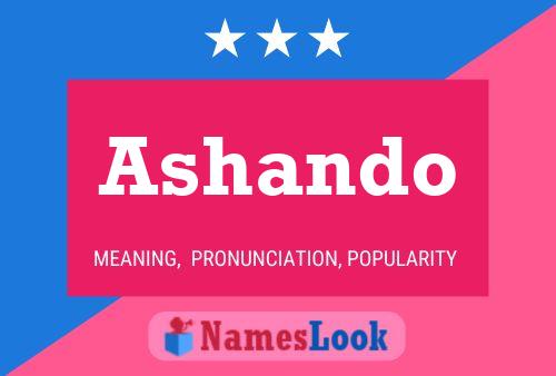 ملصق اسم Ashando