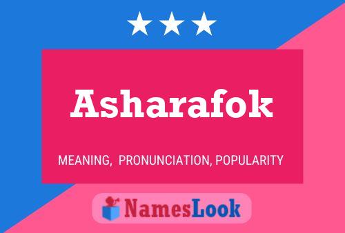 ملصق اسم Asharafok