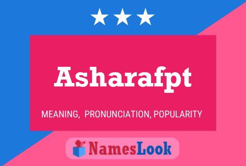 ملصق اسم Asharafpt