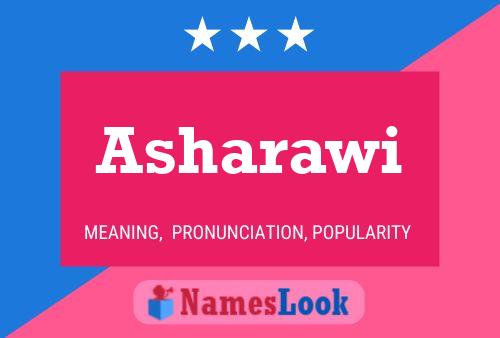 ملصق اسم Asharawi