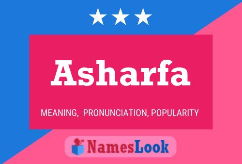 ملصق اسم Asharfa