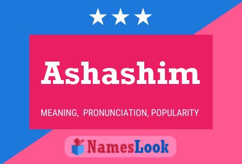 ملصق اسم Ashashim