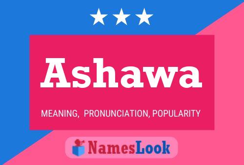 ملصق اسم Ashawa