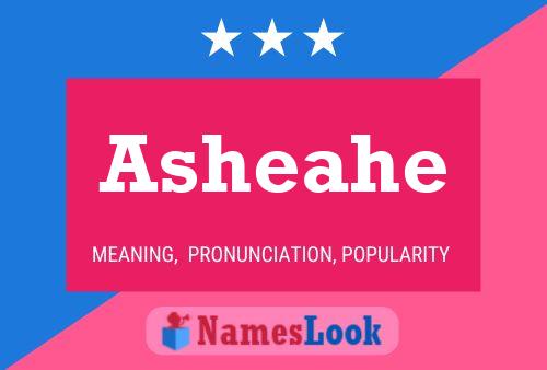 ملصق اسم Asheahe