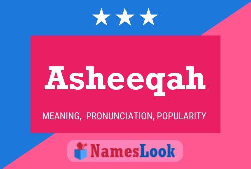 ملصق اسم Asheeqah