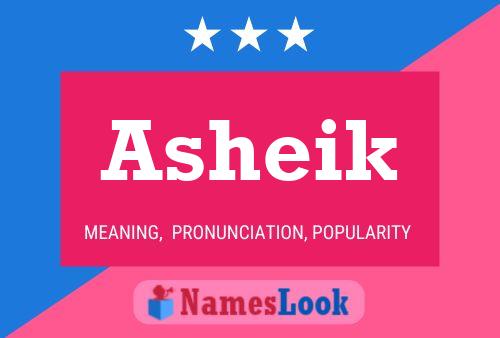 ملصق اسم Asheik