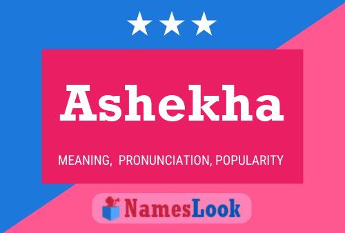 ملصق اسم Ashekha