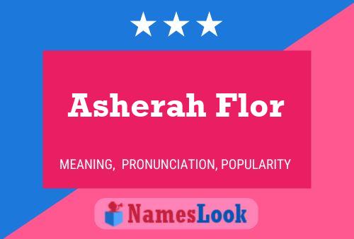 ملصق اسم Asherah Flor