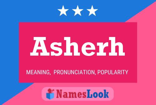 ملصق اسم Asherh