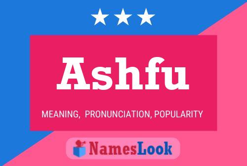 ملصق اسم Ashfu