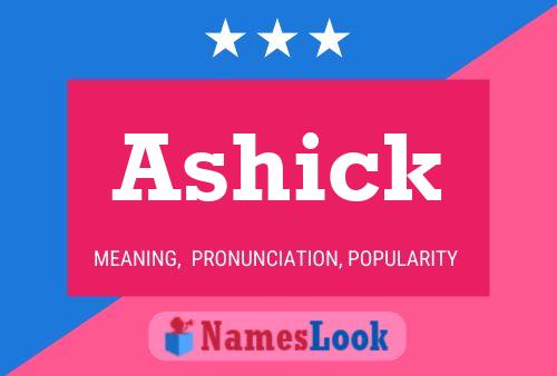 ملصق اسم Ashick