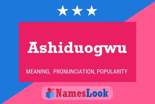 ملصق اسم Ashiduogwu