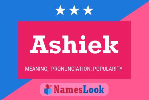 ملصق اسم Ashiek