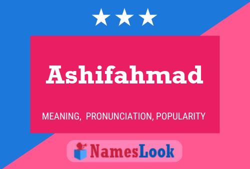 ملصق اسم Ashifahmad